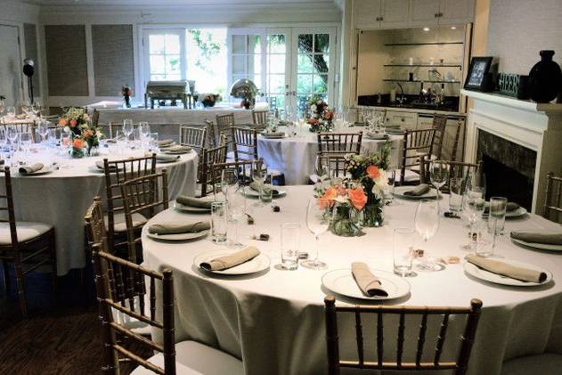 Intimate home wedding