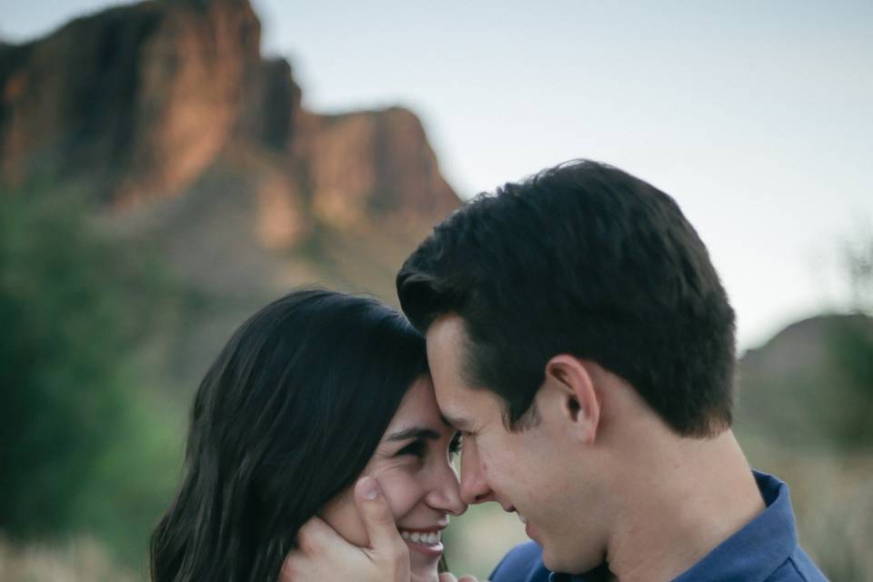 Smiling couple