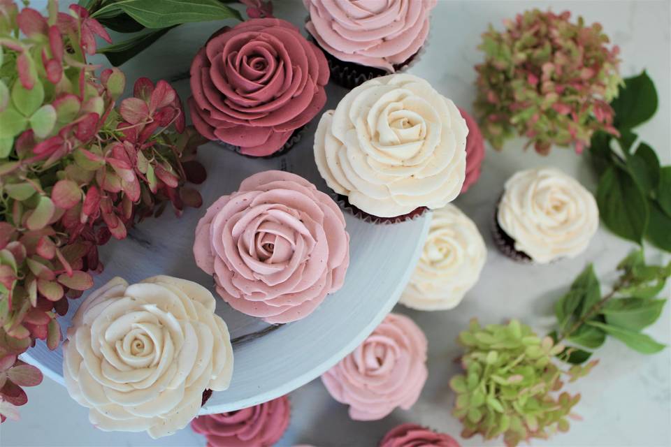 Floral Cupcakes