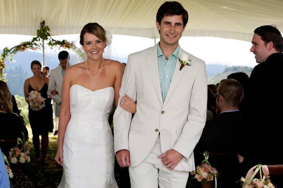 Newlywed couple