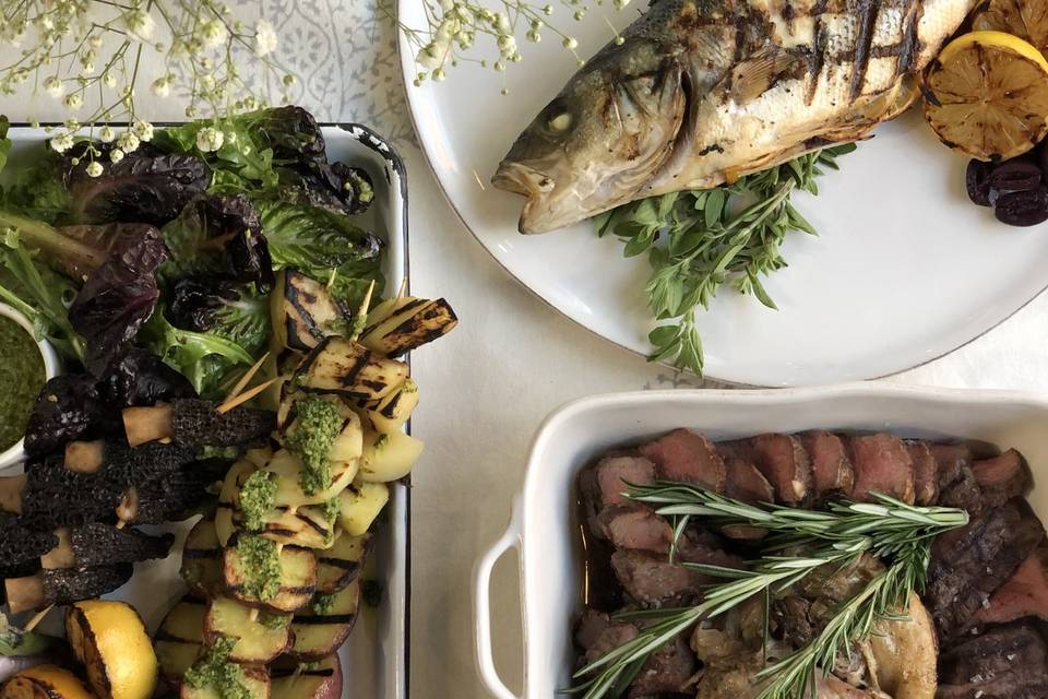 Lemons & Olives family style