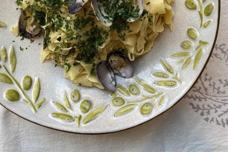 Fettuccine with Clams