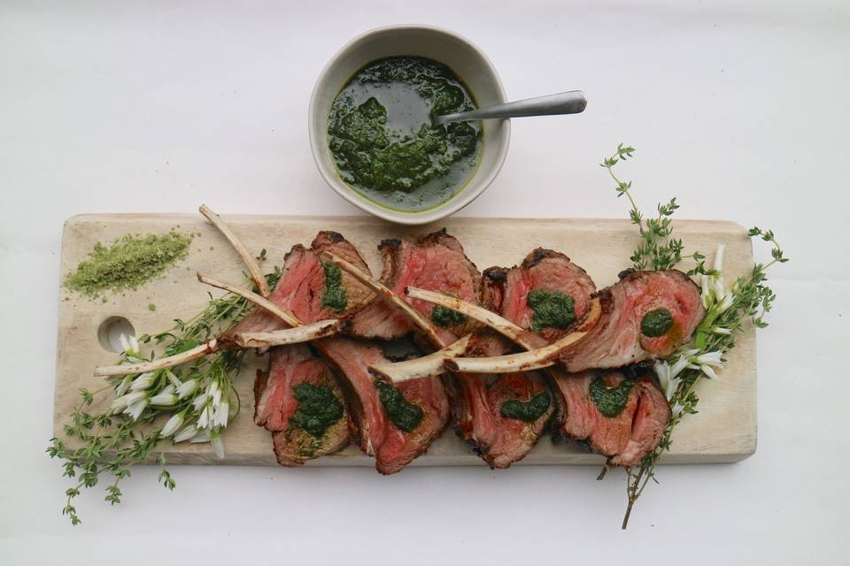Lamb Chops + Gremolata