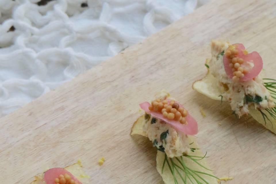 Smoked trout rillettes