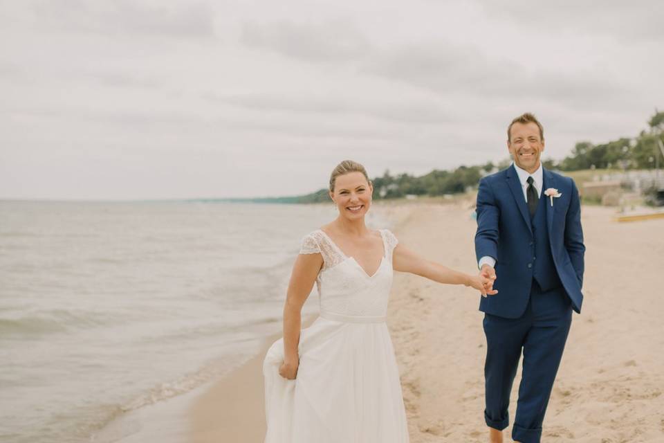 Beachside wedding