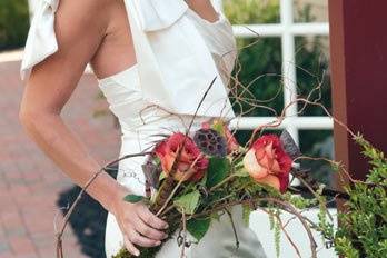 White wedding bouquet