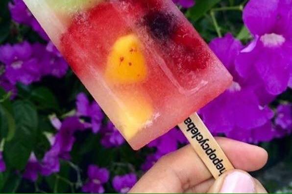 Fresh fruit pop