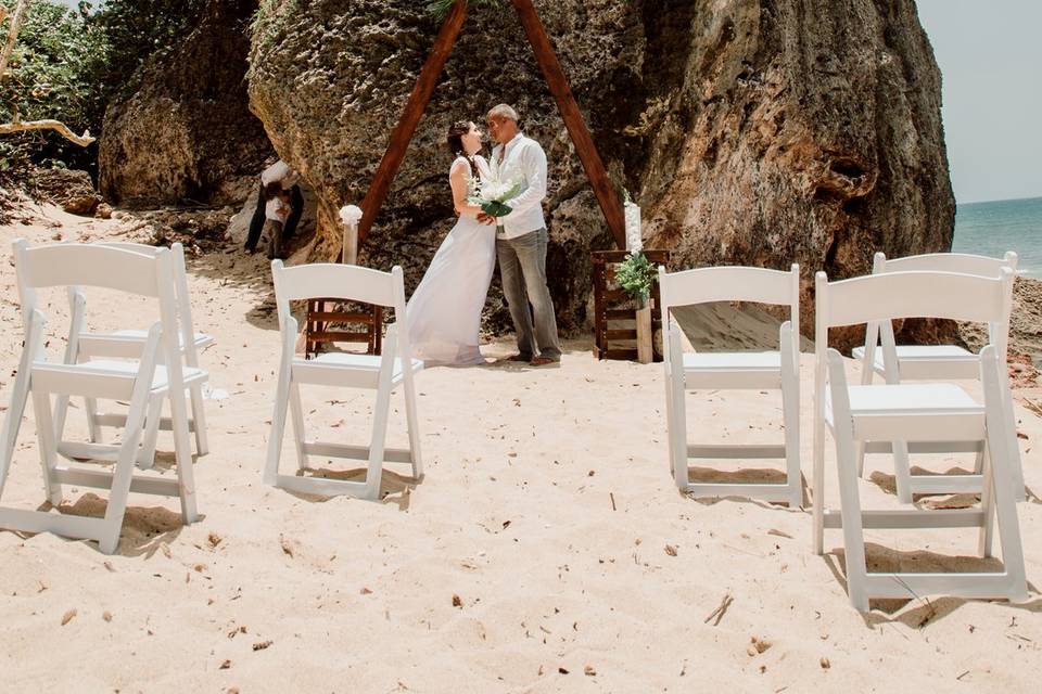 Small Wedding at the beach