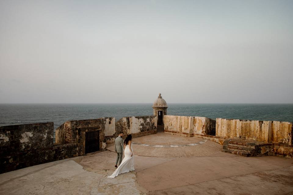 Wedding at El Morro Fort