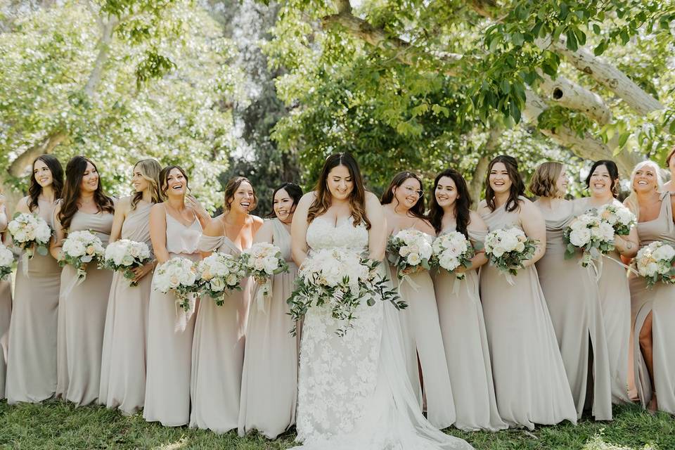 Arielle & her Bridal Party