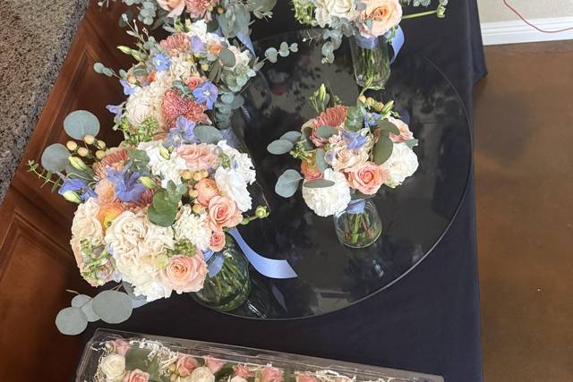 Bridal party florals
