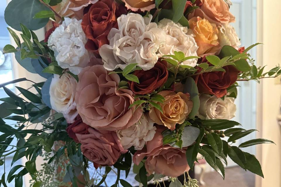 Fall bridal bouquet