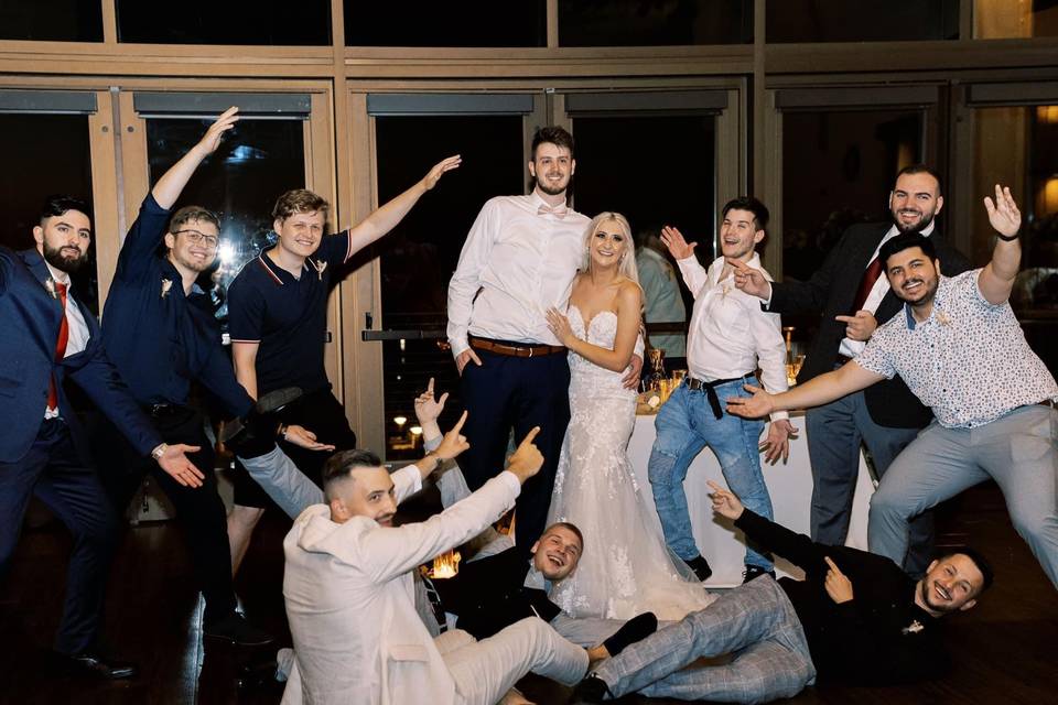 Bride and groom