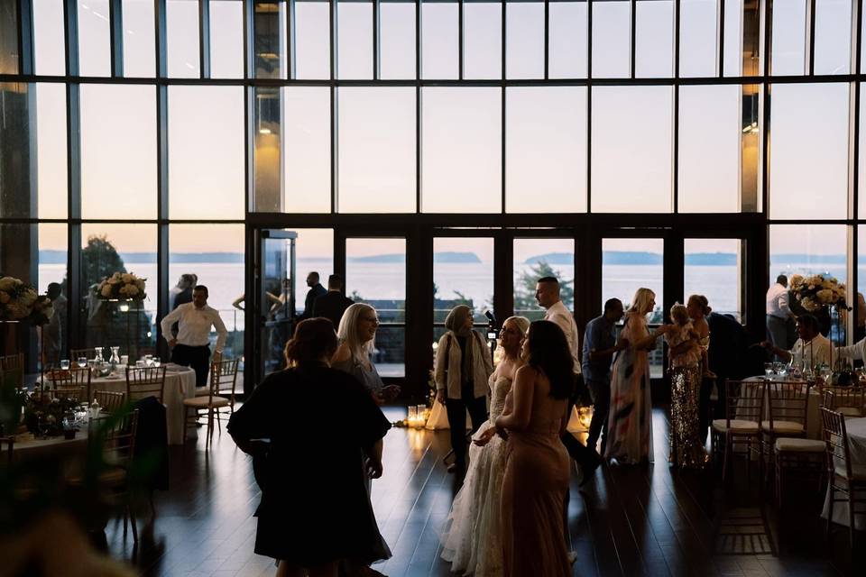 Beautiful view at wedding