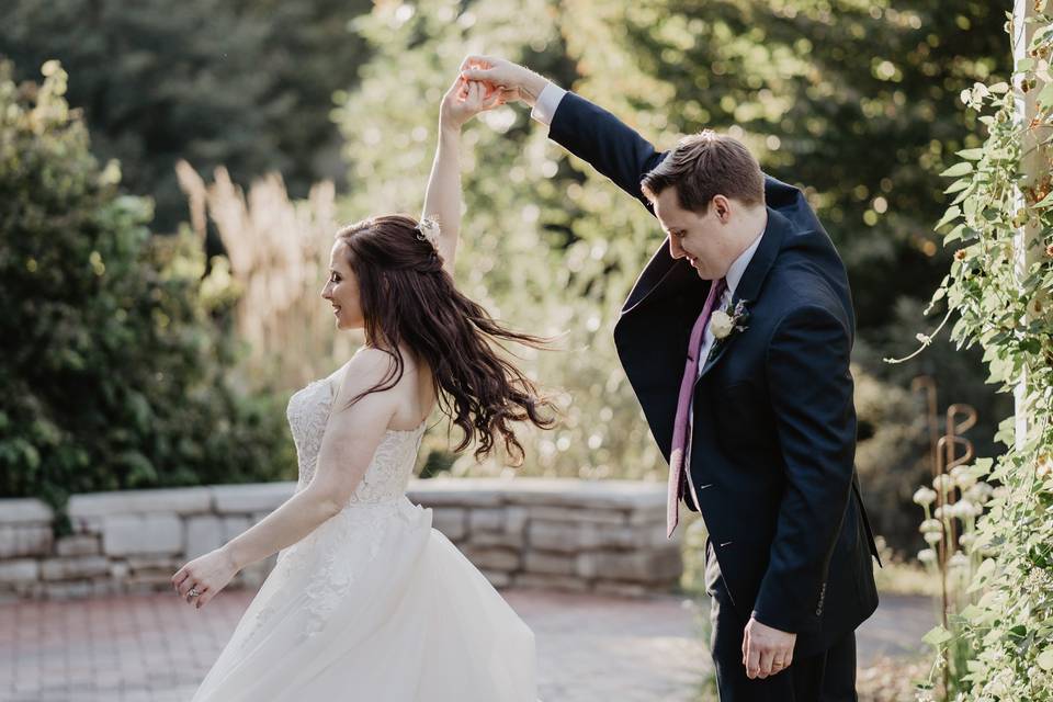 Couple dancing