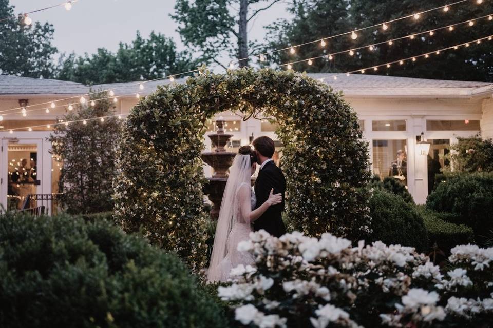 Bride and Groom at the Venue