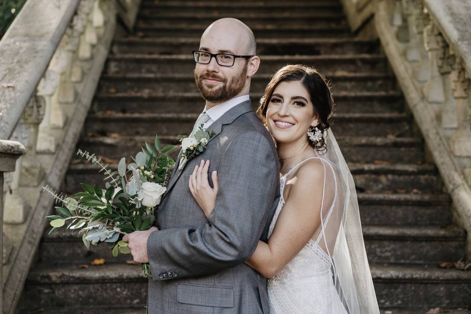 Couple in the garden