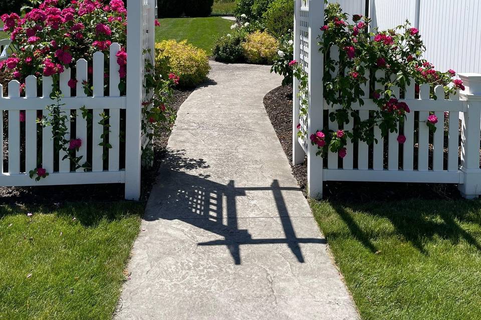 Entrance to OUr Garden