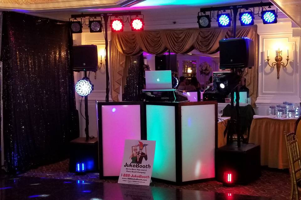 Dj wedding set-up