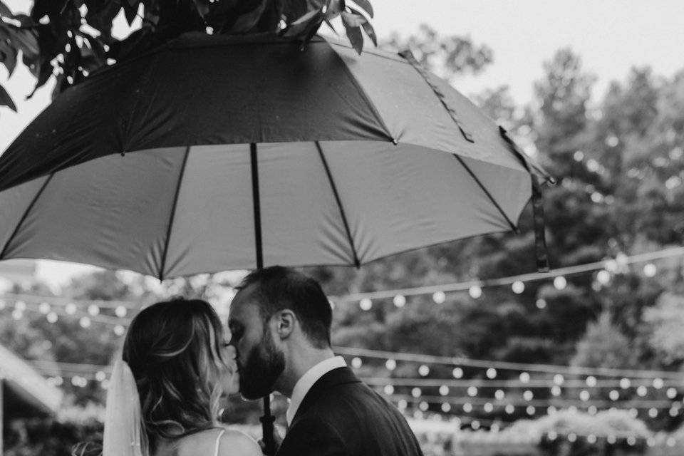 Rainy day weddings