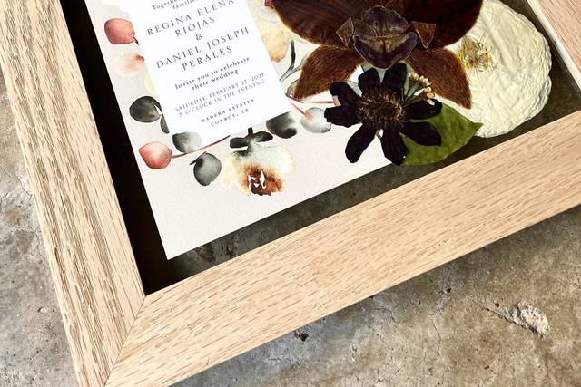 Invitation+flowers-Wood 10x10