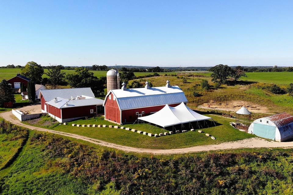 Barn and Tent