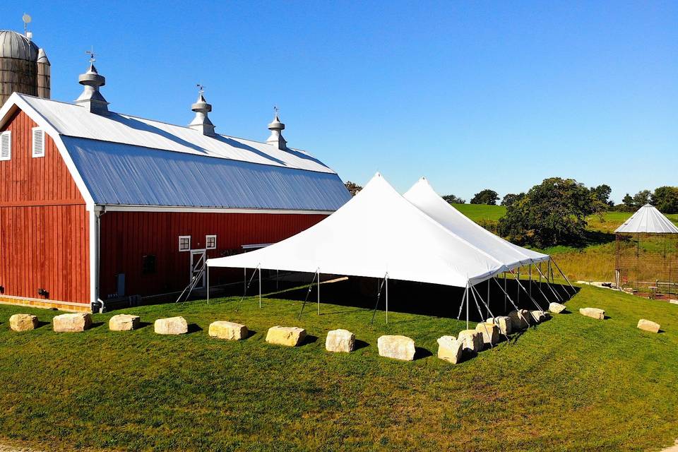 Barn and Tent