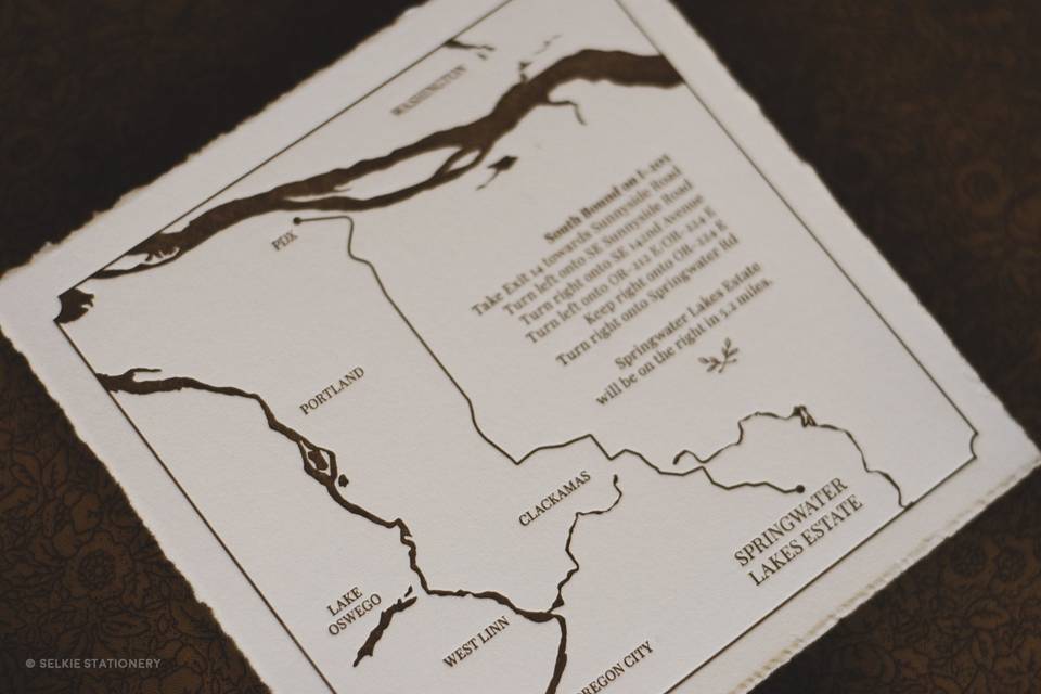 Bridget & Robert | Map