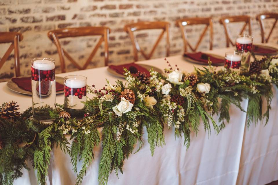 Stunning table florals