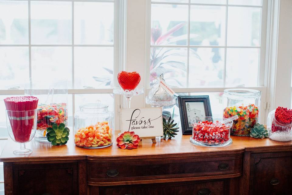 Mantel & Cake Table Decor