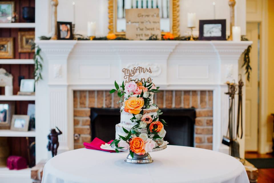 Mantel & Cake Table Decor