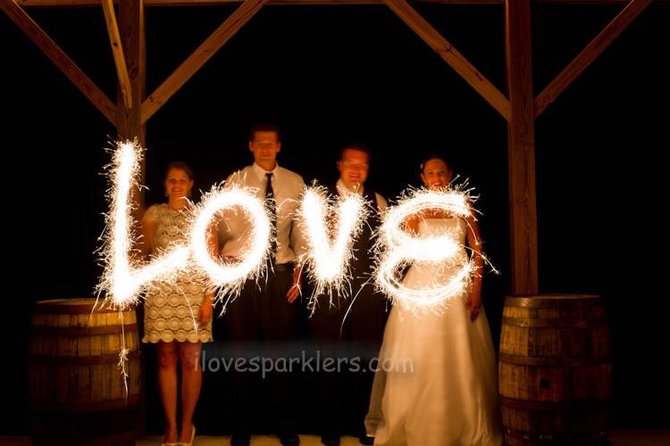 Love sparklers