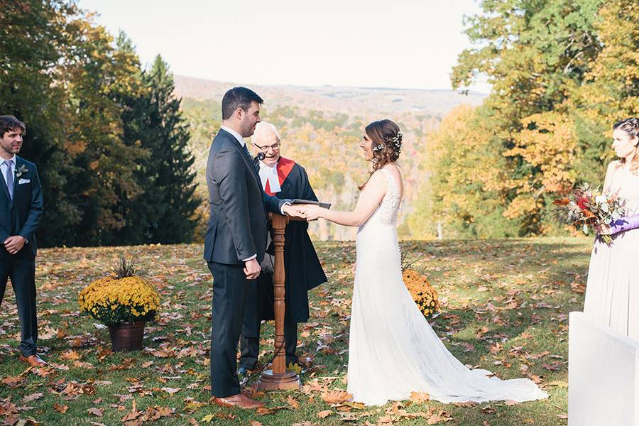 Hilltop ceremony