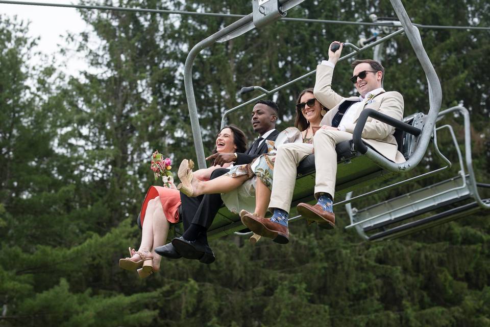 Chairlift service to the top!