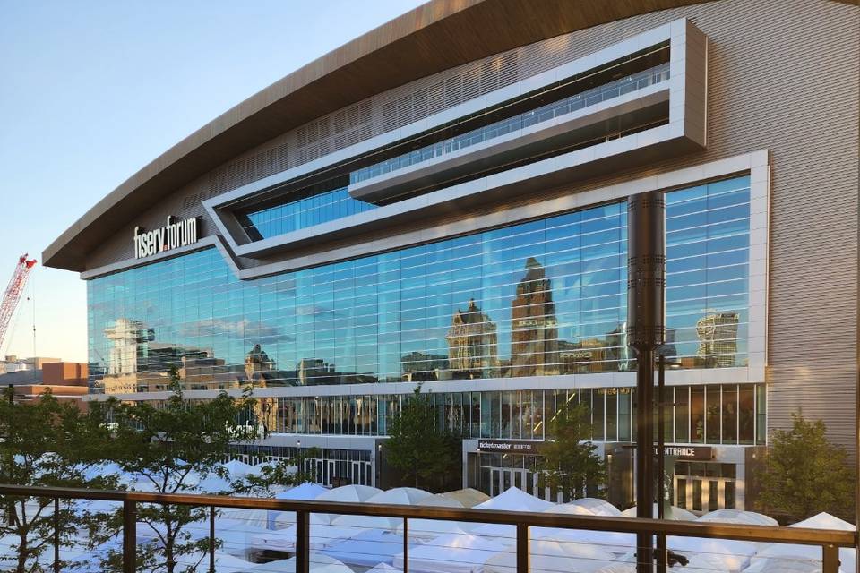 View of Fiserv Forum