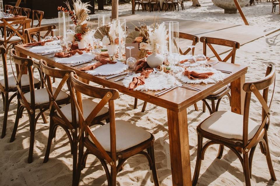 Boho reception