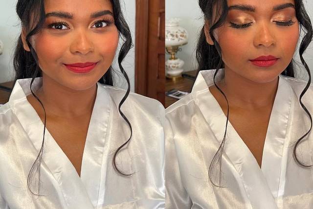 Shimmering eyeshadow