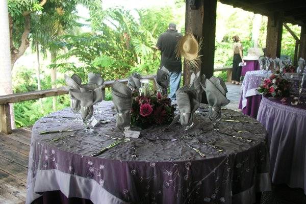 Wedding tablescape