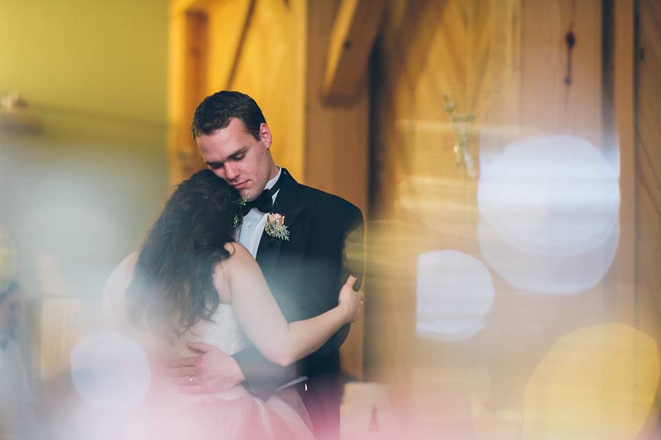 Dancing at the reception