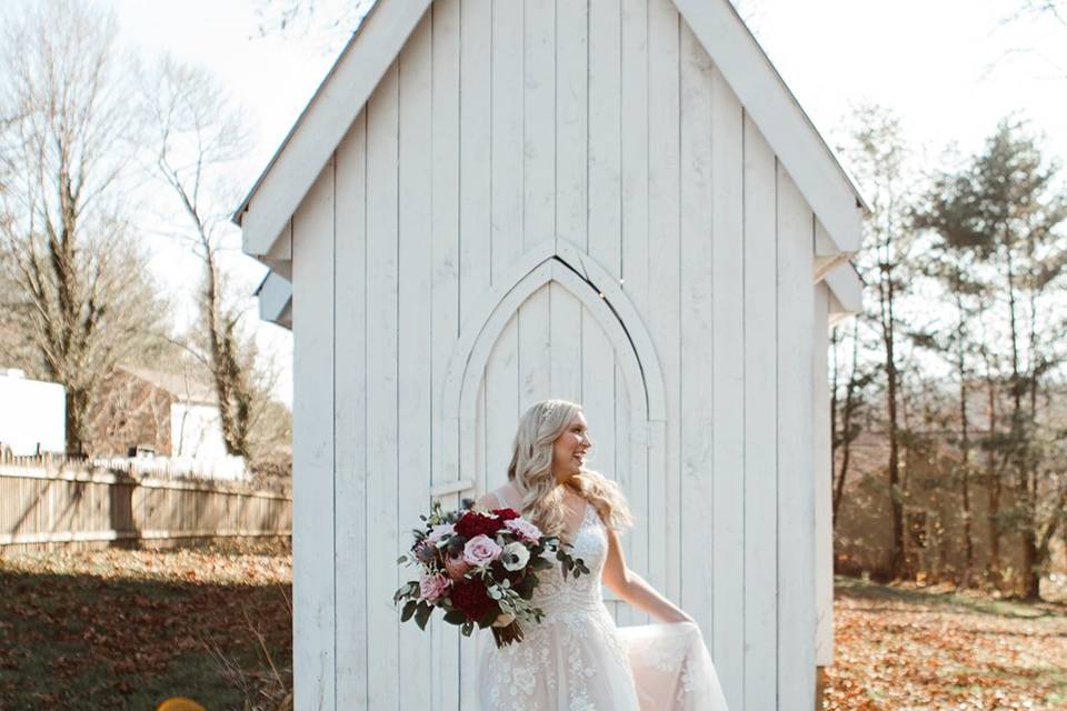 Large garden style bouquet