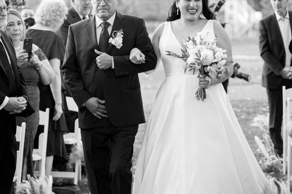 Post-Ceremony Kiss!