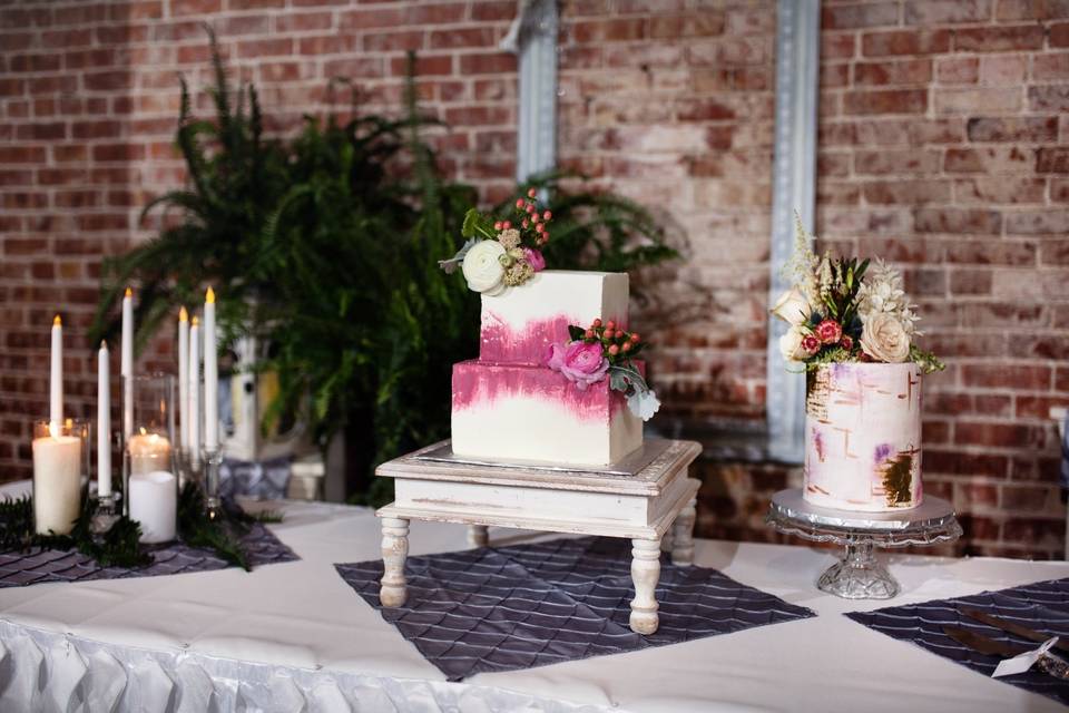 Wedding Flowered Cake