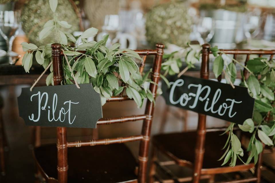 Wedding signage