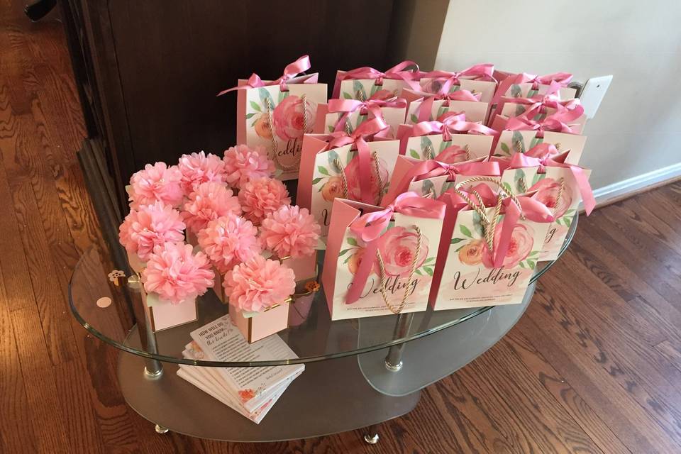 Bridal party favors