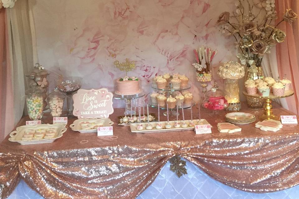 Rose Gold Bridal Shower