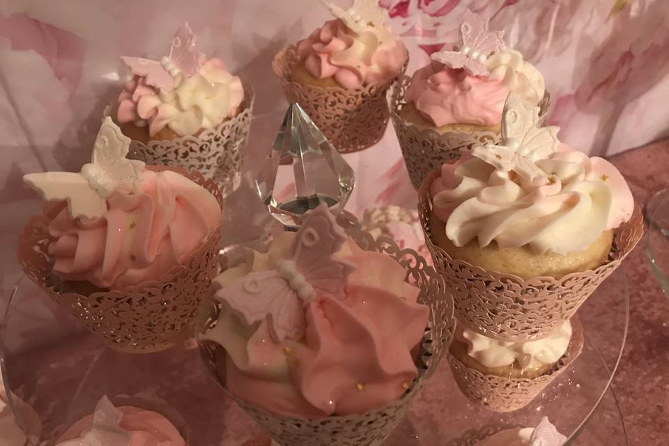 Pretty in pink cupcakes