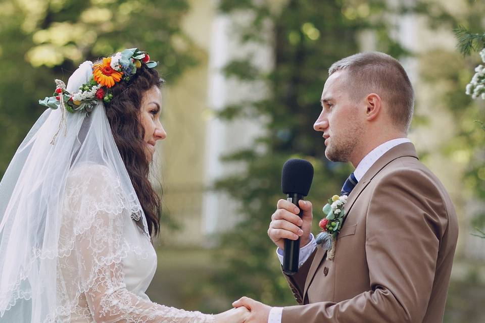 Exchanging vows