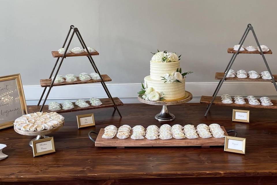 Rustic Chic Dessert Set Up