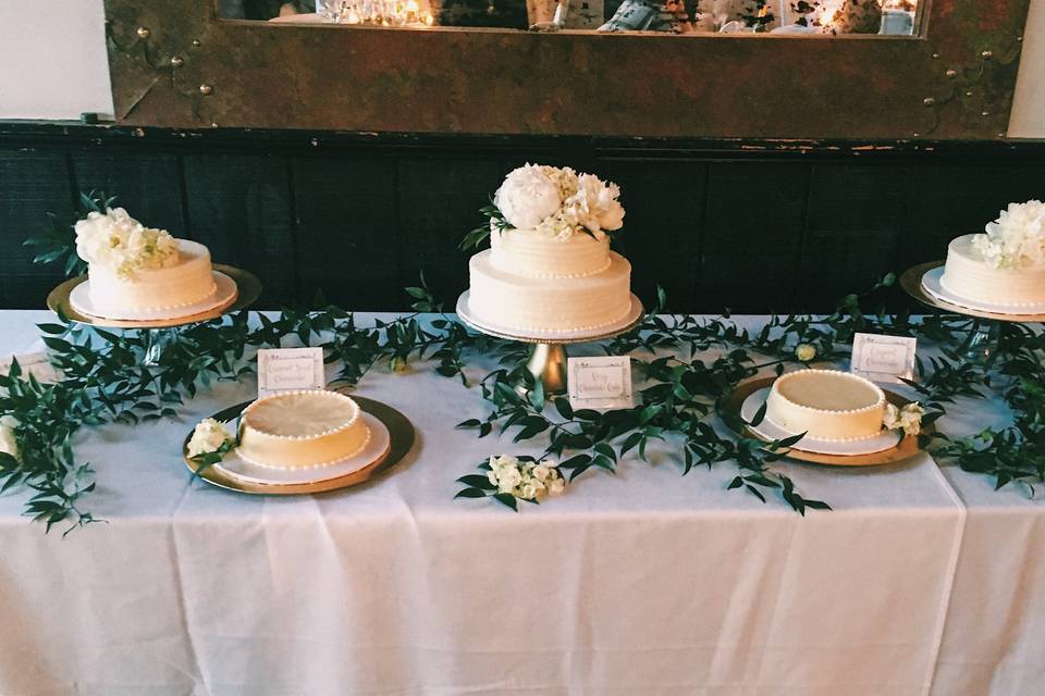 Whole Cake Dessert Table