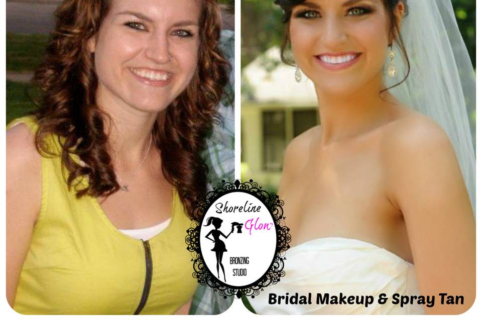 Bridal Spray Tanning & Makeup By Shoreline Glow